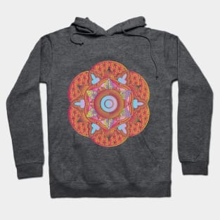 Red Mandala Hoodie